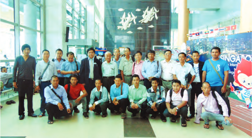 The Representative Group from Myanmar Fishing Enterprise Association 